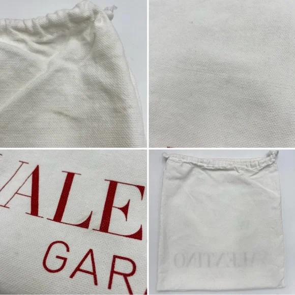 Valentino Garavani Dust Cover Set of 2 Storage Bag Shoe Purse Travel 12”x 15.5” - Picture 5 of 5